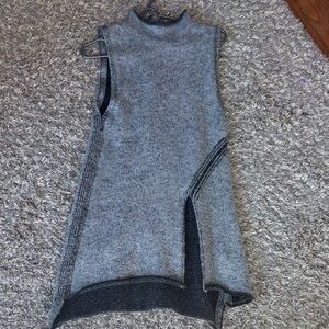 Zara Knit Charcoal Sweater medium